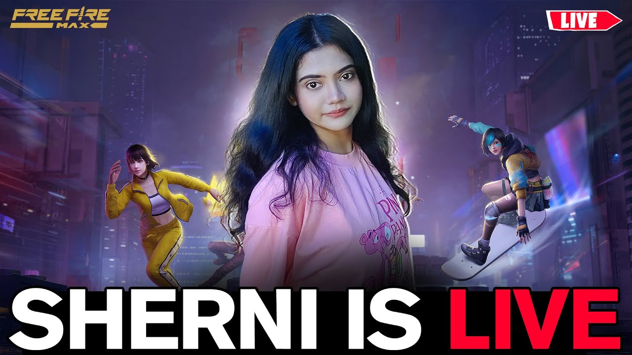 🔴 MOBILE GAMEPLAY LIVE | GIVEAWAY ? | TEAM CODE | RANK PUSH | SHERNI FF | #shorts  #freefirelive