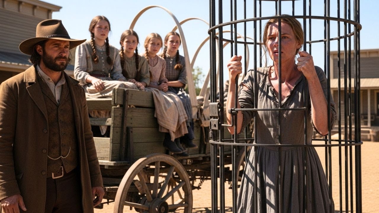 She Was Locked in an Iron Cage to Die—Until a Cowboy Rancher Stopped His Wagon