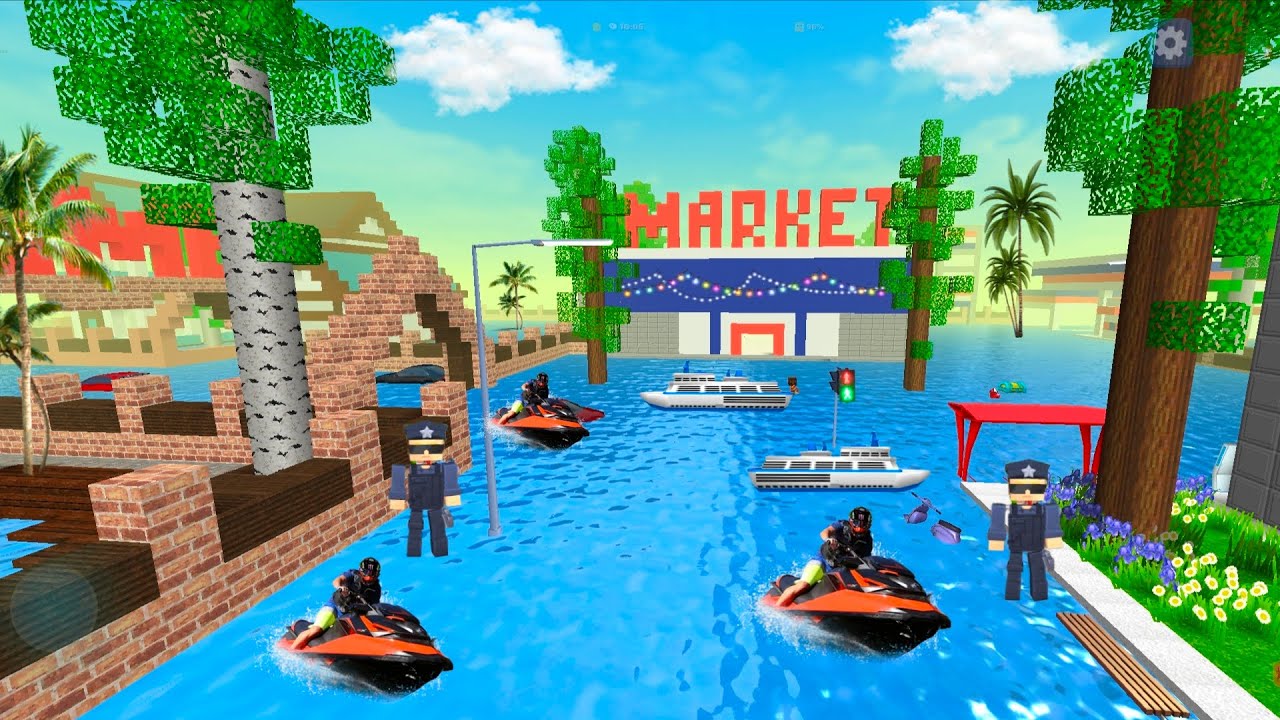 INSANE FLOOD TAKES OVER THE MARKET CITY 😱🚨 POLICE ON JET SKIS!