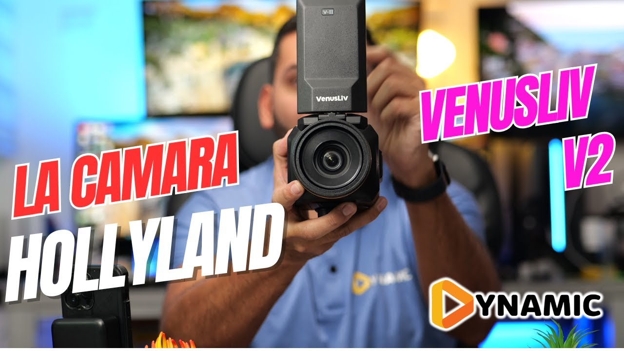 La Camara mas nueva de Hollyland en 2024 Venusliv V2 en vivo con un solo toque