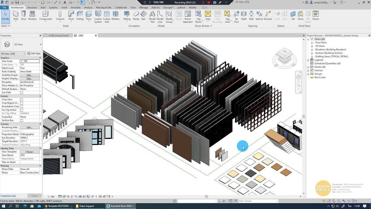 Template Revit - 03_การใช้งาน System Family
