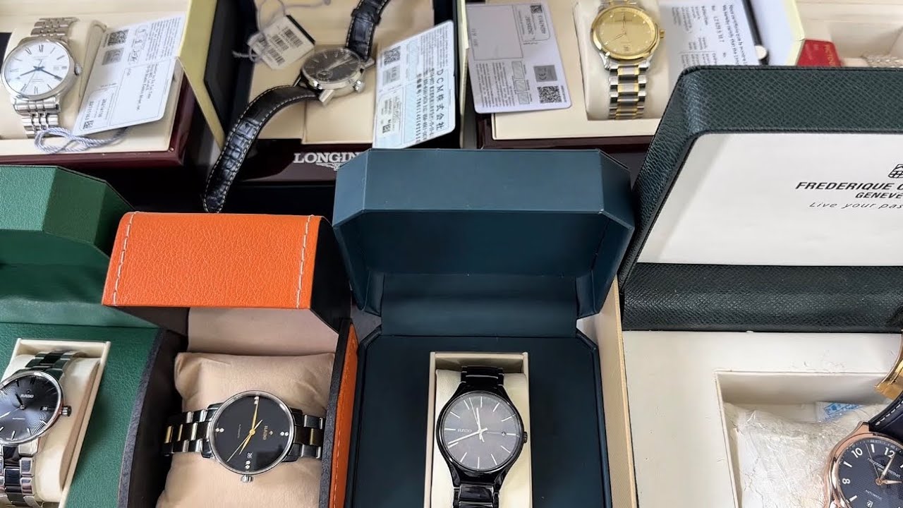 [Ngày 29/01/2026] Đồng hồ Frederique Constant, Rado, Longines, Omega
