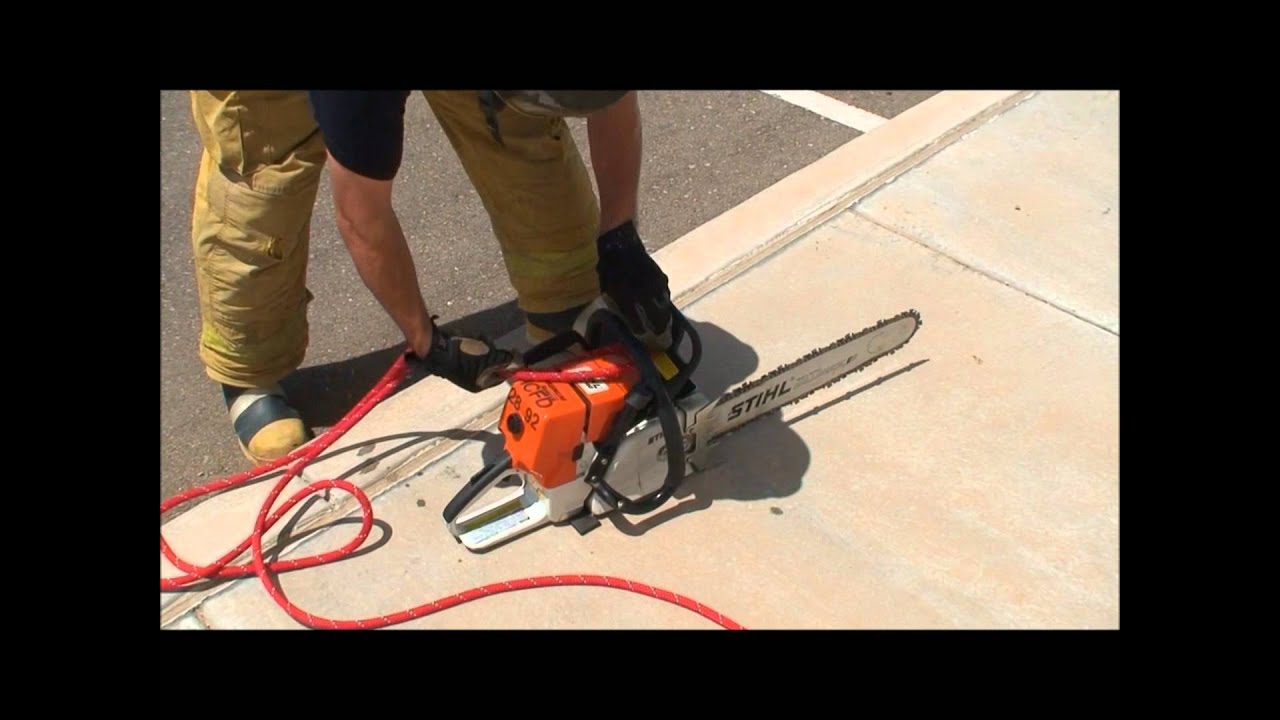 How to Hoist Firefighter Tools