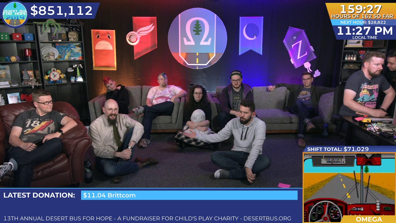 DB2019 - James congratulates everyone involved with the HamFather bit, and talks about its planning