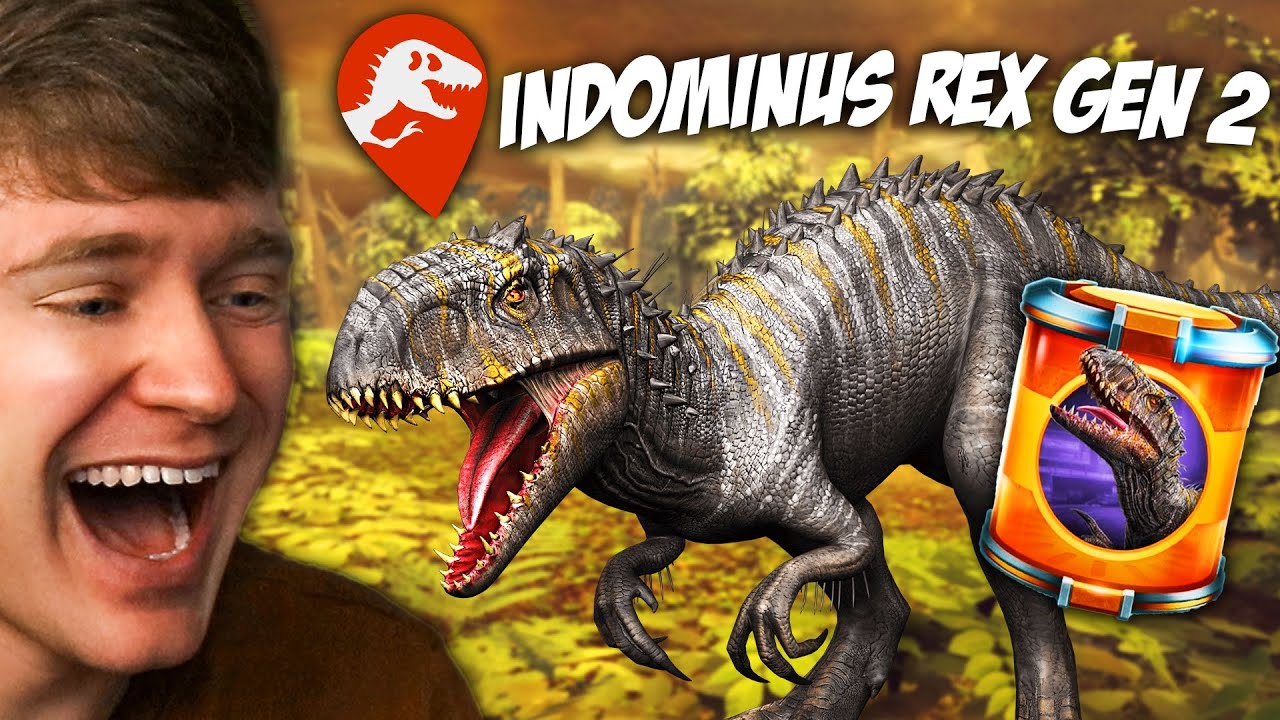 Creating the INDOMINUS REX in JURASSIC WORLD ALIVE!?