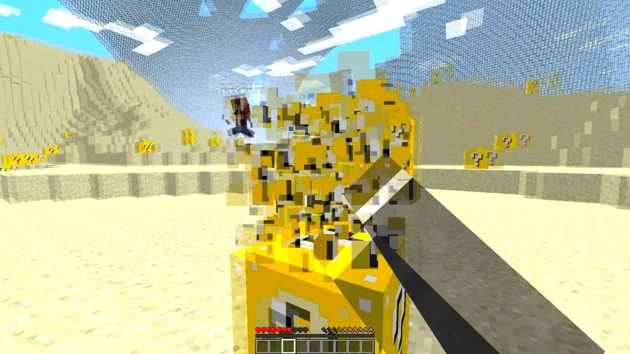 Minecraft: Lucky Blocks Desert Biome Mod PVP w/ The Pack