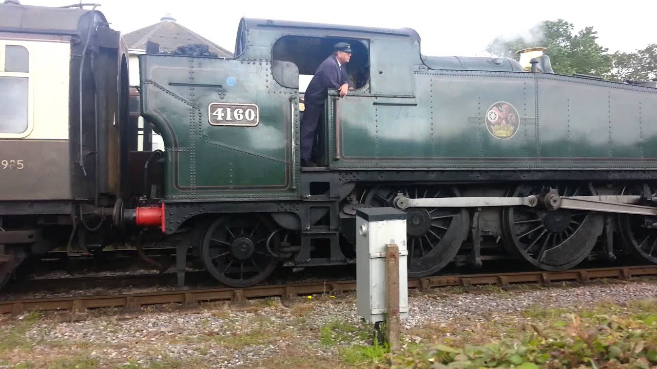 West Somerset Railway Minehead GWR 4160 Steam Train