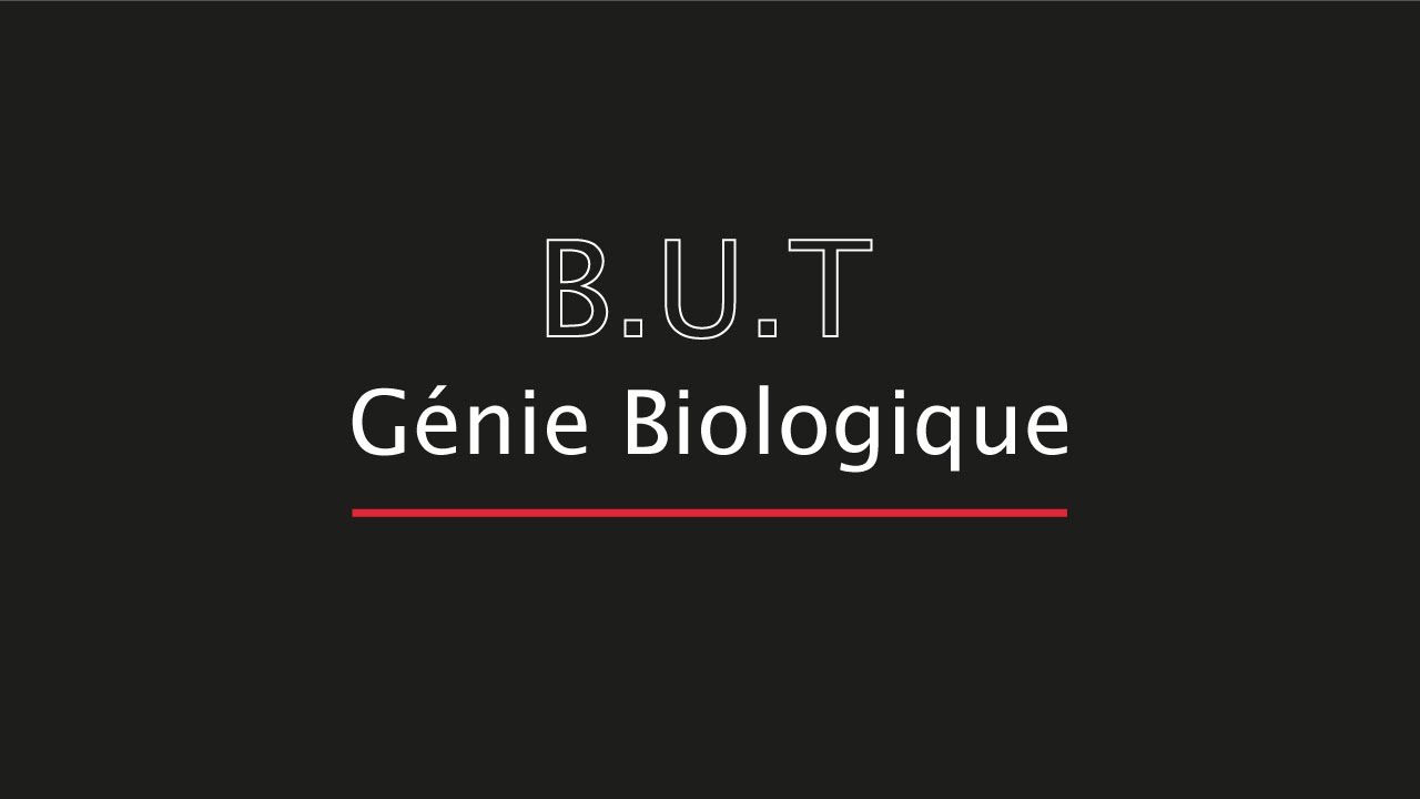 Le BUT Génie Biologique - IUT Sénart Fontainebleau