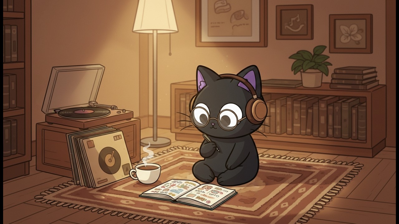 Spring Day with a Purring Cat - Light Lofi for Mood Booster