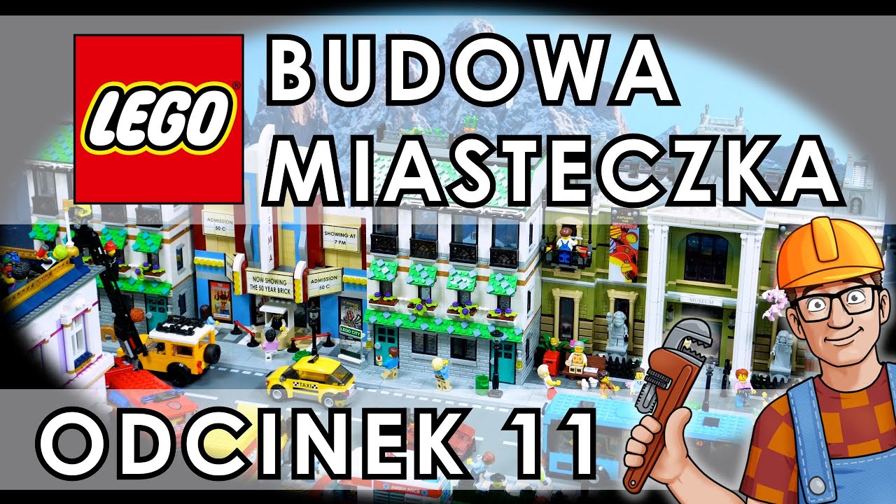 KINO i KAMIENICE 🎬 / BUDOWA LEGO MIASTECZKA (11)