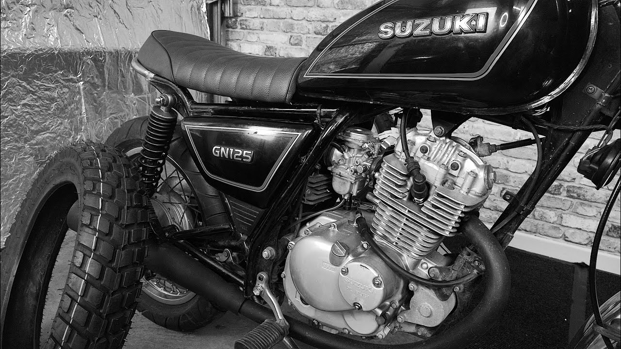 125 GN Scrambler (modification du cadre, de la selle, des amortisseurs et du réservoir) #2