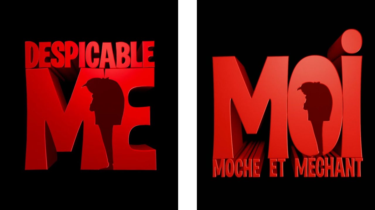 Moi, moche et méchant - Comparaison du Générique