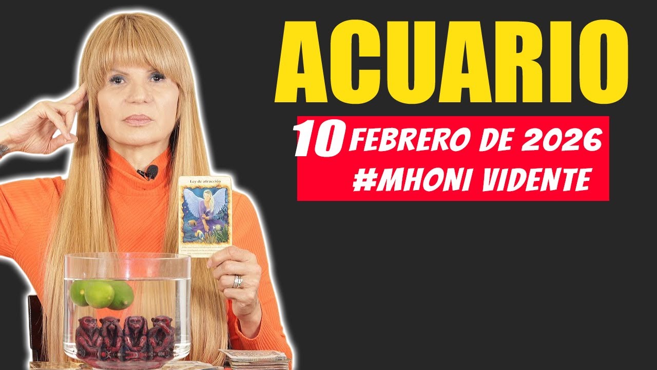 Horóscopo Acuario 10 de Febrero. DIOS TE VA A LLEVAR LEJOS! SALTO FINANCIERO LO HACE POSIBLE! Mhoni