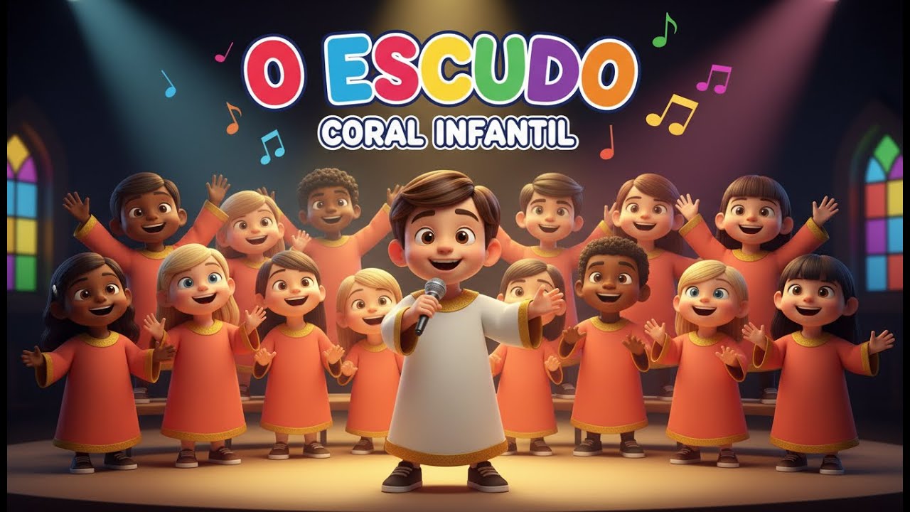 O ESCUDO - CORAL INFANTIL | LOUVOR GOSPEL INFANTIL | LEVI KIDS | CRIANÇAS LOUVANDO A DEUS
