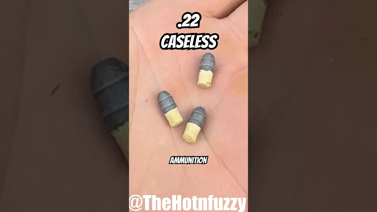 Weird Caseless .22 Ammo💥 #guns #shorts #Airsoft #shortsfeed #viral