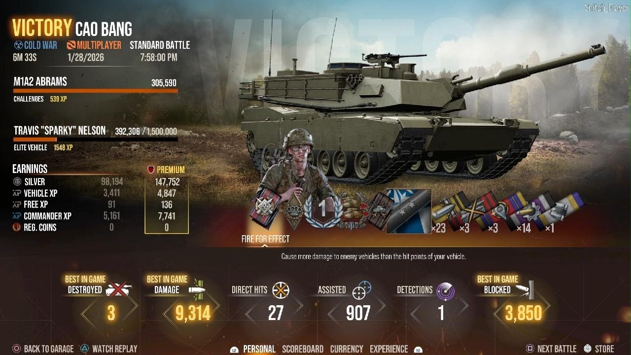 World of Tanks - M1A2 Abrams - MVP