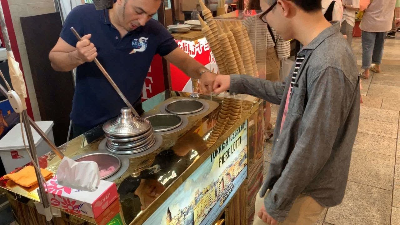 トルコアイスvs高校生