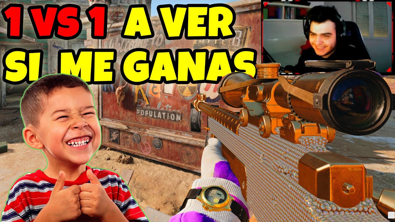 SUSCRIPTOR de 13 AÑOS me RETA a 1VS1 SNIPER...