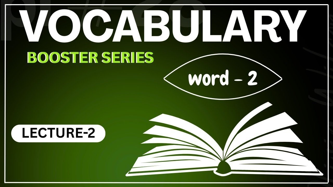 Vocabulary booster series | word-2| deleted synonyms, antonyms, idioms |cgl,chsl ,mts ,etc .