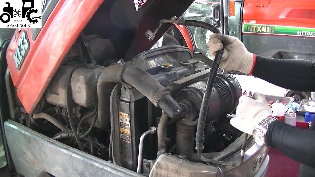 トラクターのエアコンの説明