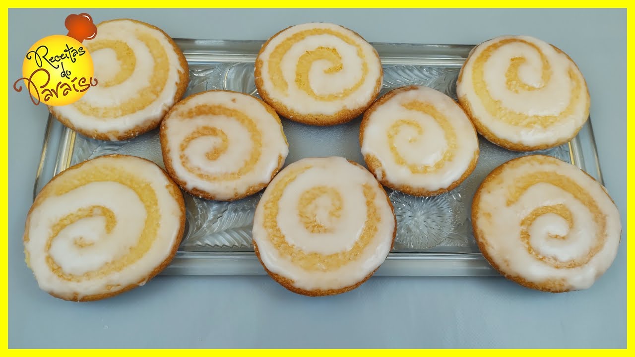 BOLINHOS DOCE DE GEMA COM COBERTURA | 🍎  Receitas do Paraíso