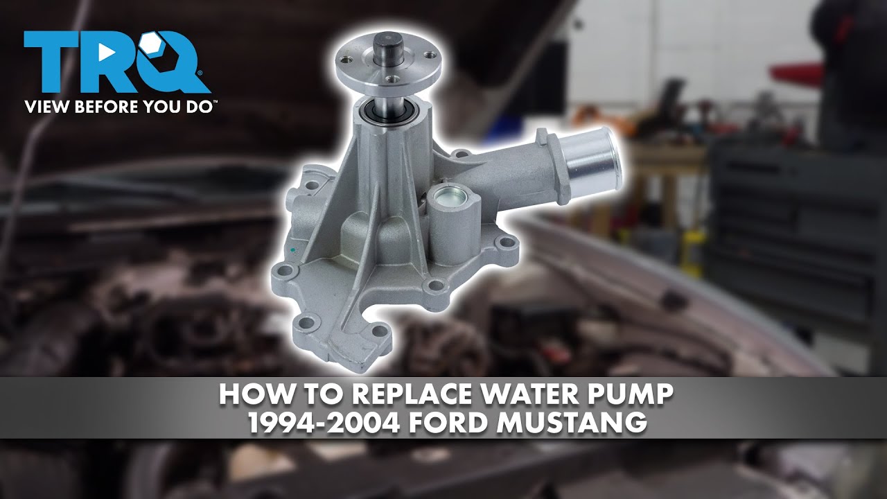 How to Replace Water Pump 1994-2004 Ford Mustang 3.8L V6