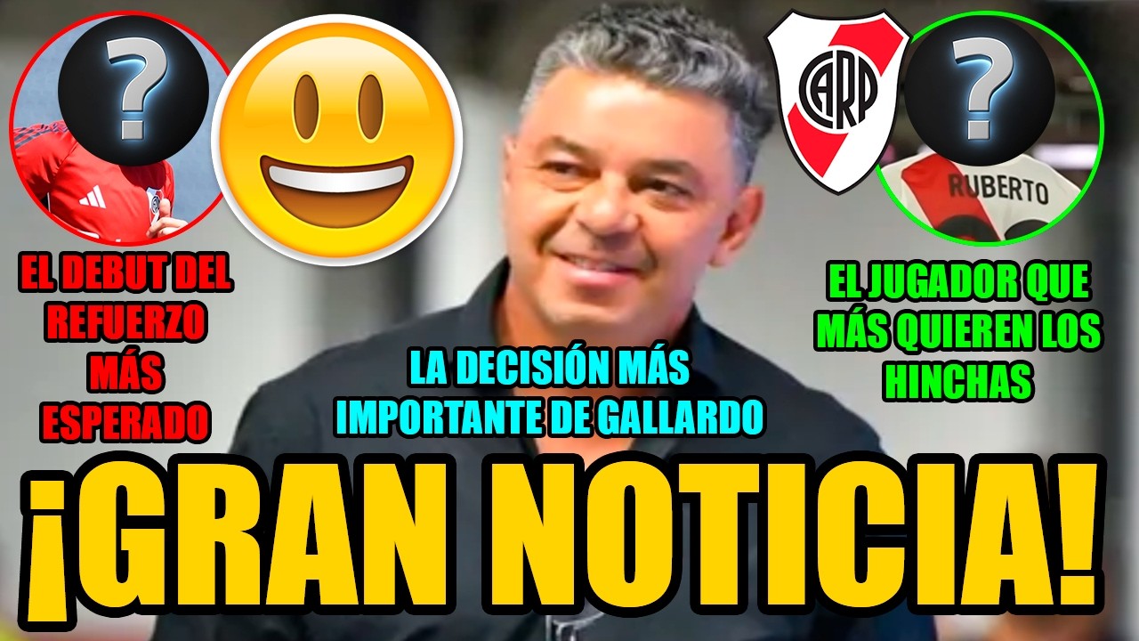 😀 ¡GRAN NOTICIA en RIVER! 😀 | DEBUT del REFUERZO más ESPERADO | El JUGADOR que QUIEREN los HINCHAS