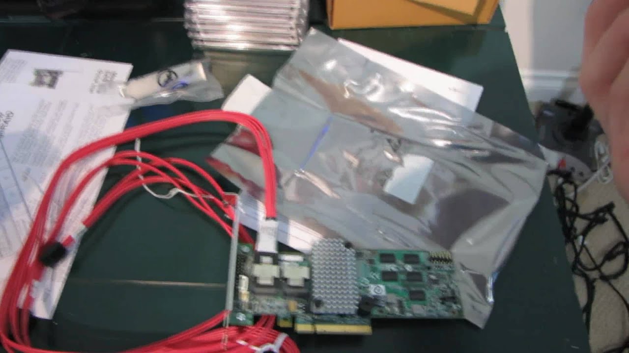 LSI 9260-8i SATA3 SAS 6Gb/s PCIe 2.0 RAID Card Unboxing & First Look Linus Tech Tips