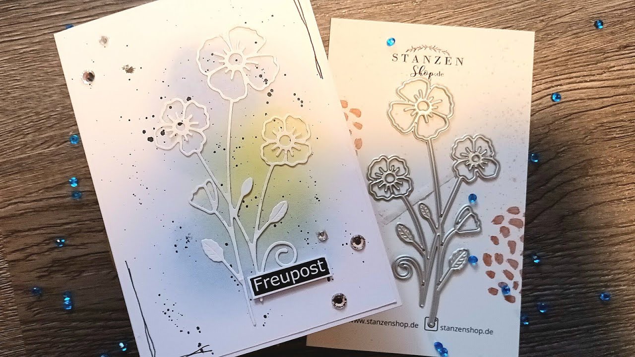 Kooperation mit @Stanzenshop / Blumige Karte für jeden Anlass 