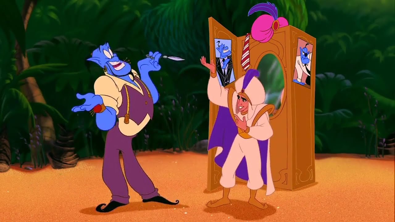 Aladdin (1992) - Aladdin's First Wish Scene (HD) Part 2