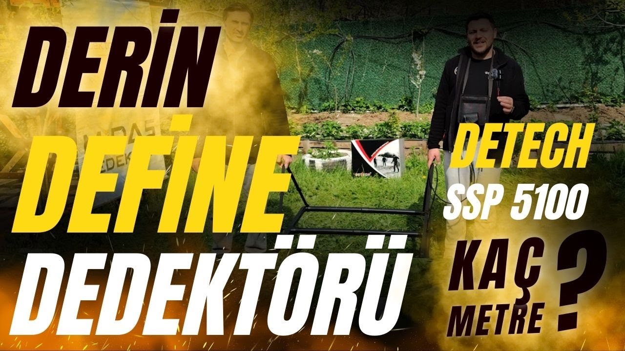 Derin Define Dedektörü - Detech SSP 5100 Detaylı İnceleme ve Testler