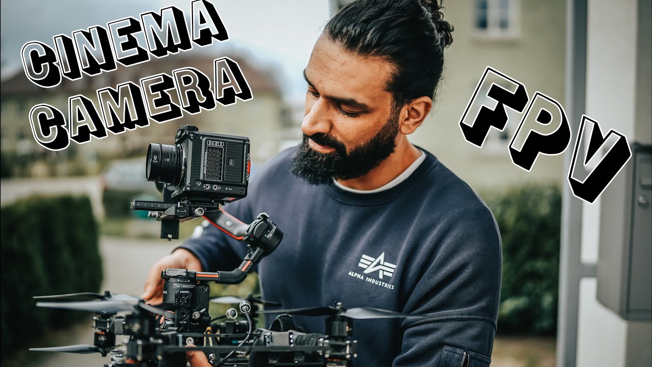 Flying a RS2 Gimbal + Cinema Camera on a FPV Drone