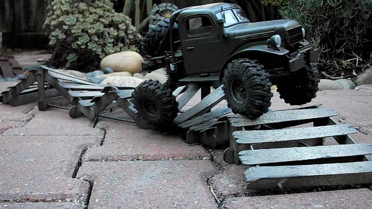 Crawler Popsicle stick obstacle