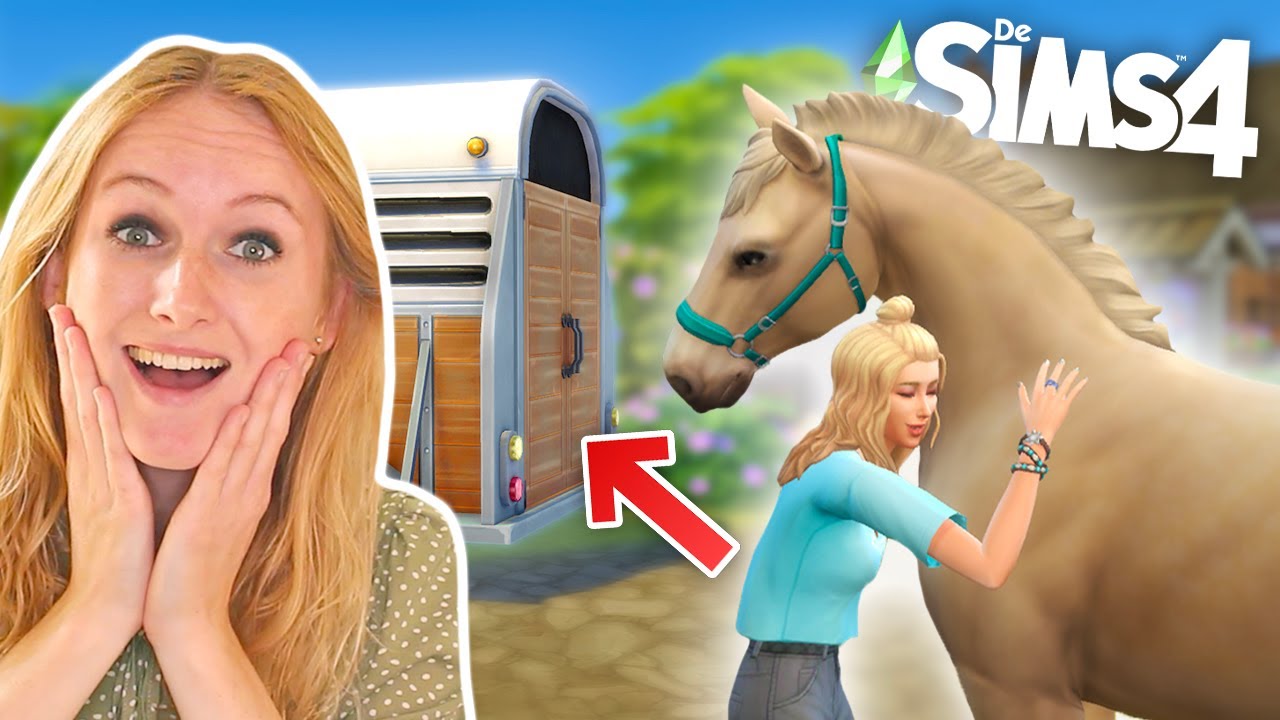 MOOS is moving into the new HORSE STABLE! 🤩🚛 *Sims 4*