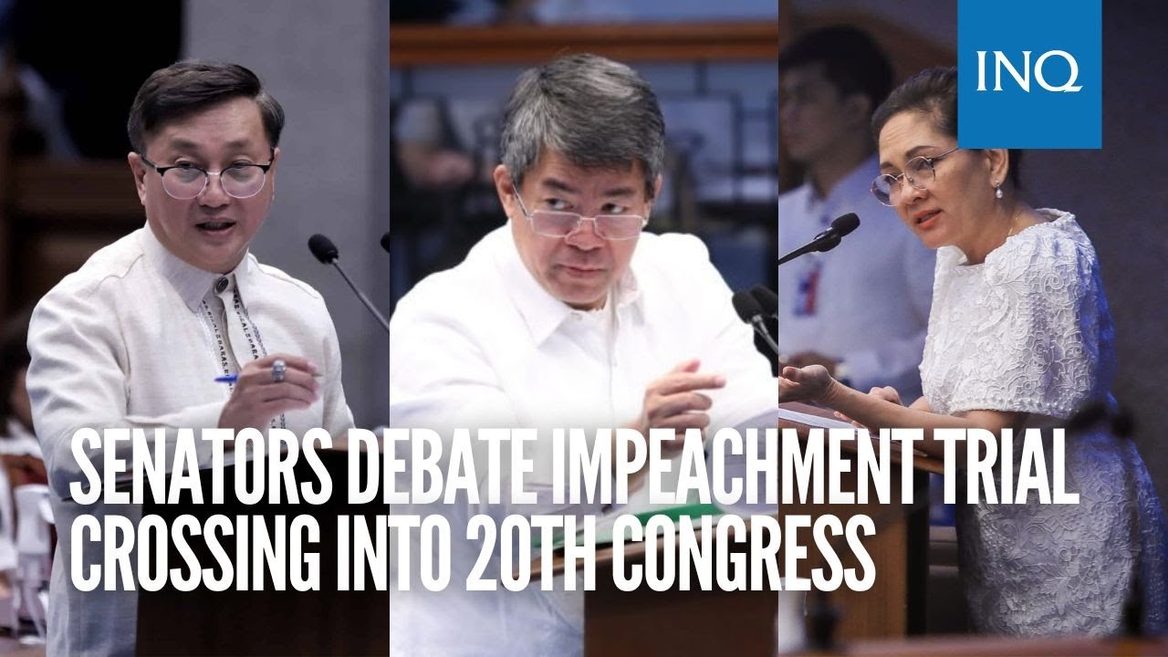 Senators debate impeachment trial crossing into 20th Congress
