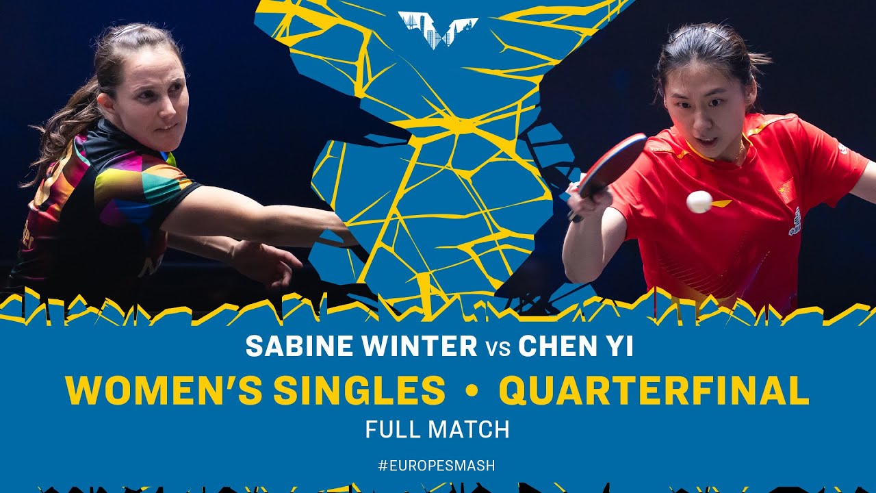 FULL MATCH | Sabine Winter vs Chen Yi | WS QF | #EuropeSmash 2025