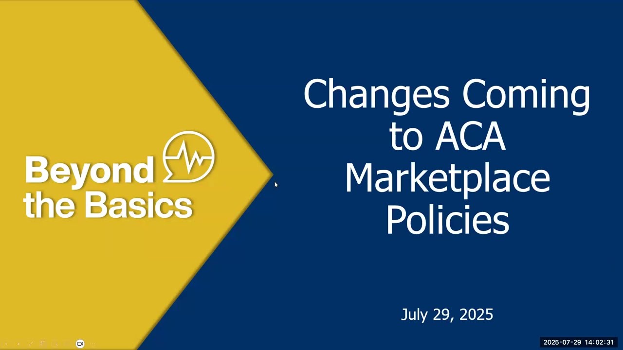 Changes Coming to ACA Marketplace Policies
