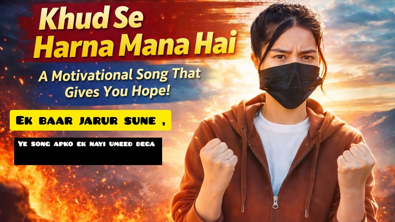 Khud Se Harna Mana Hai | Powerful Motivational Song | Never Give Up | New Hope Song