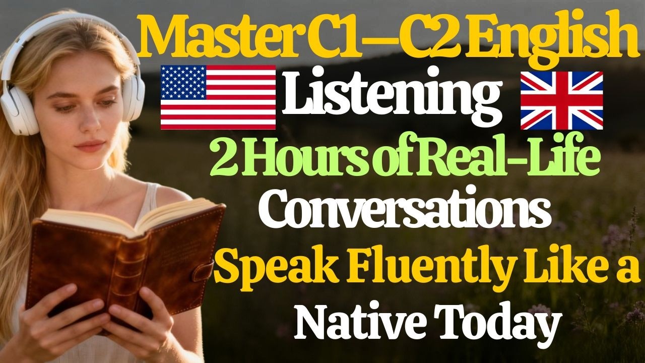 Master C1&ndash;C2 English Listening | 2 Hours Real-Life Conversations for Fluency