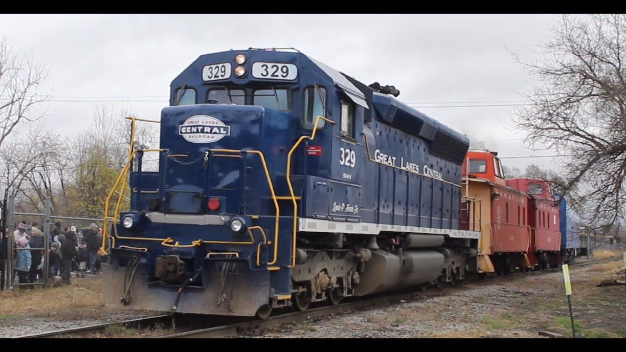 Great Lakes Central 329 saves the North Pole Express Owosso Mi 11/23/24