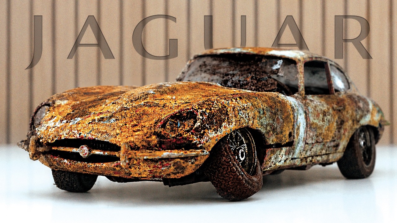 Restoration of a Rusty Abandoned Jaguar E Tupe | Restoration and Rebuild 1961 Jaguar E