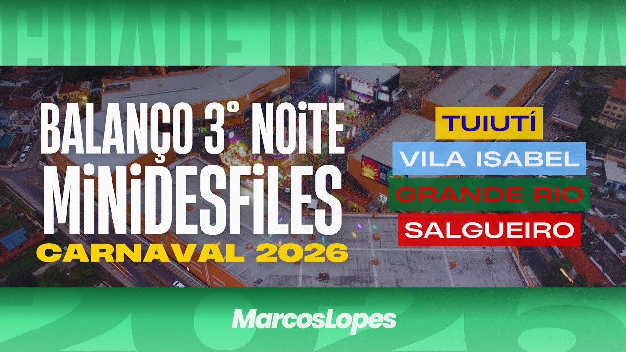 MINIDESFILES (3ª NOITE) - Tuiutí, Vila Isabel, Grande Rio e Salgueiro