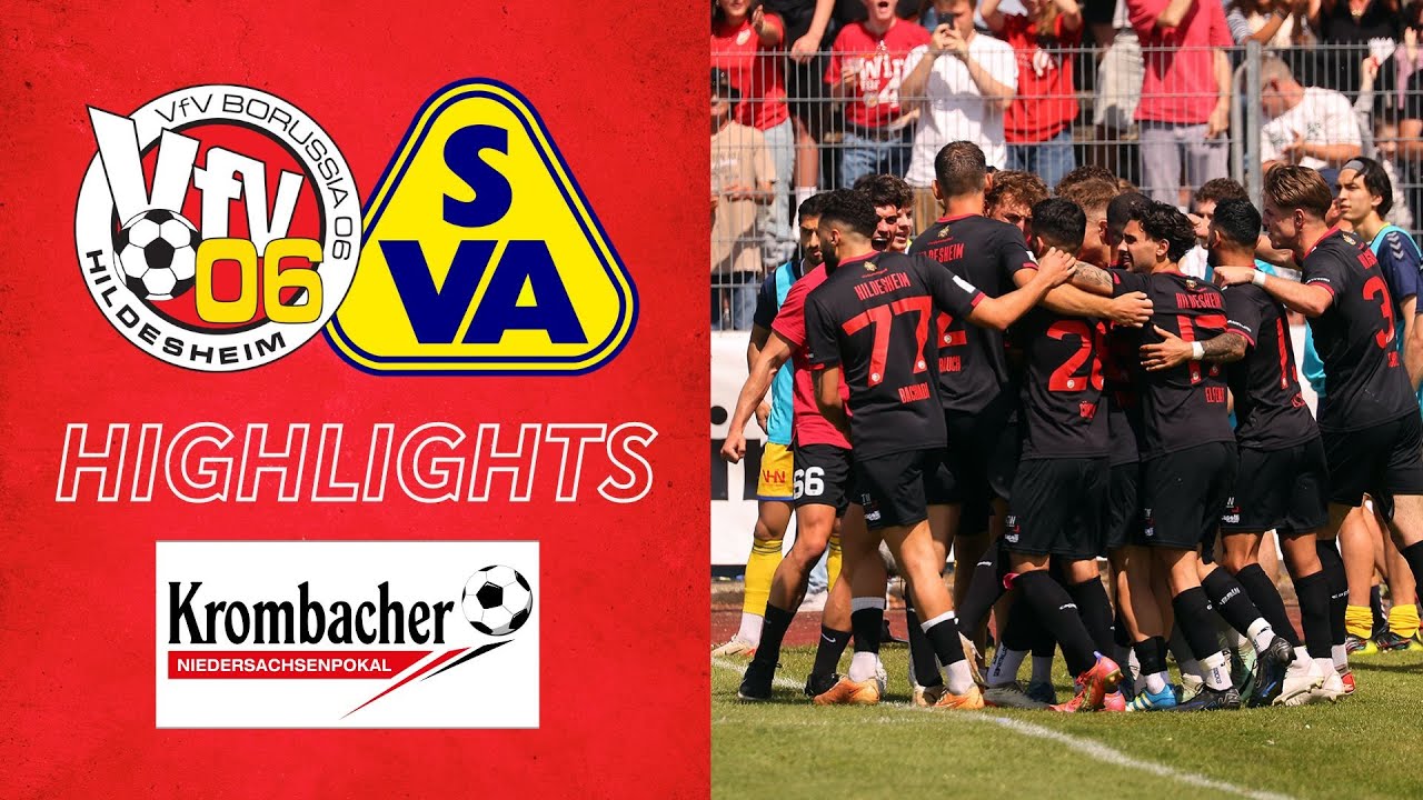 Domstadtelf siegt historisch | VfV 06 Hildesheim vs. Atlas Delmenhorst | Highlights Pokalfinale