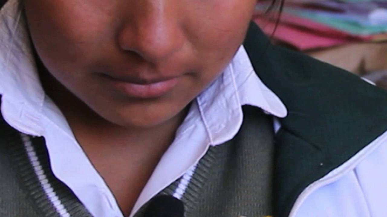 Spot sobre embarazo adolescente (Claudia, Ayacucho)