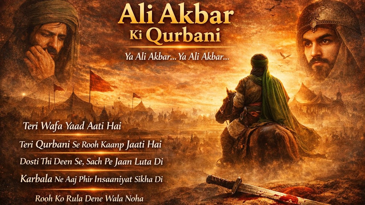 ALI AKBAR KI QURBANI 💔 | Rooh Ko Rula Dene Wala Noha | Ya Ali Akbar (AS)