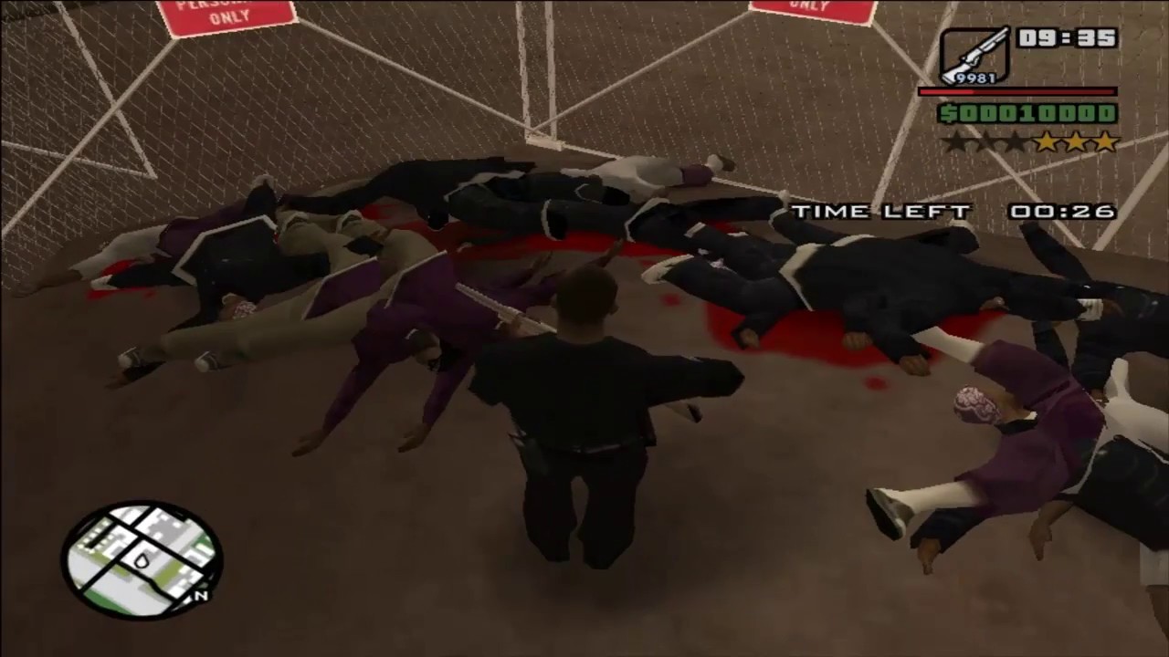 GTA San Andreas DYOM: King of the hill / Bank robbery