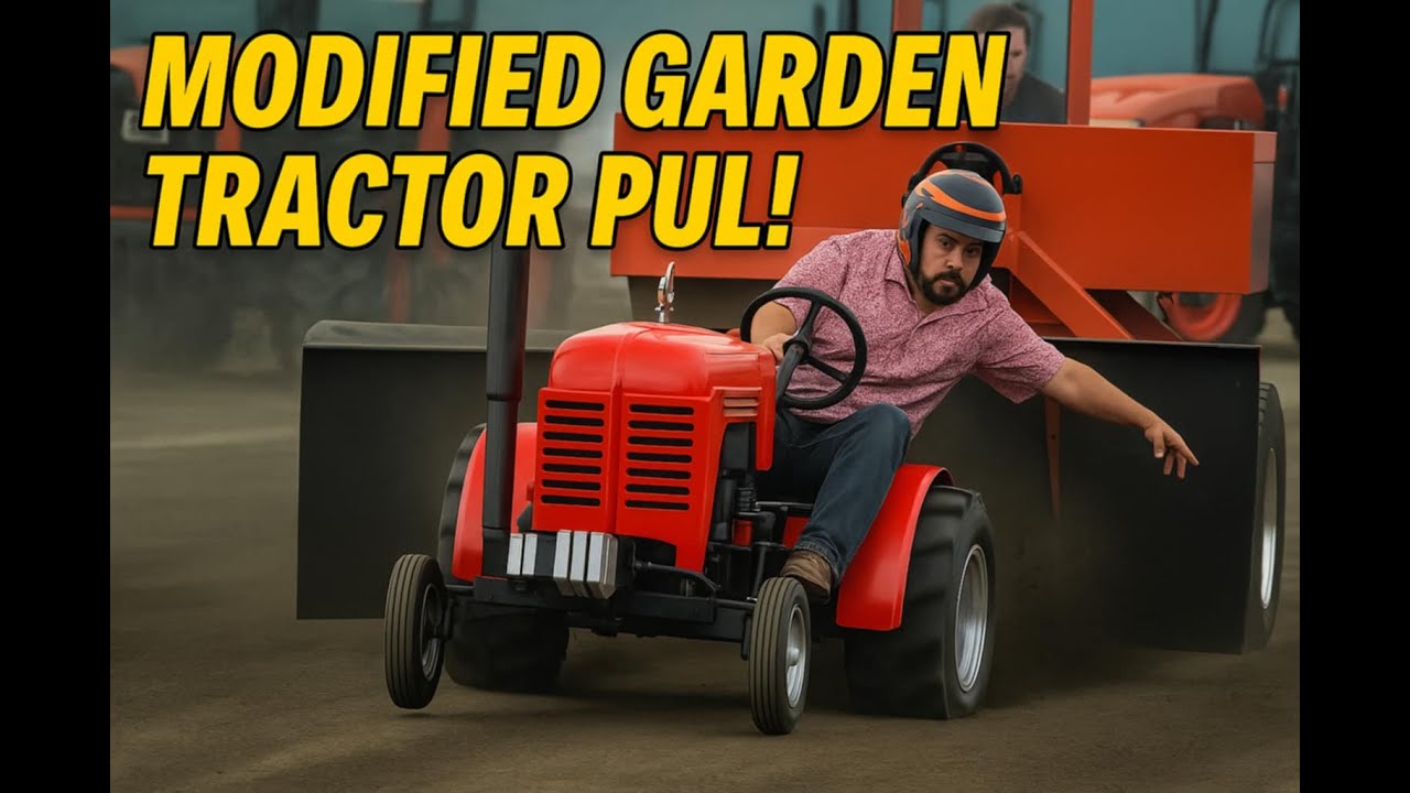 INSANE Modified Garden Tractor Pulling Show | St-Damase Québec 2016 - JC Pulling Videos