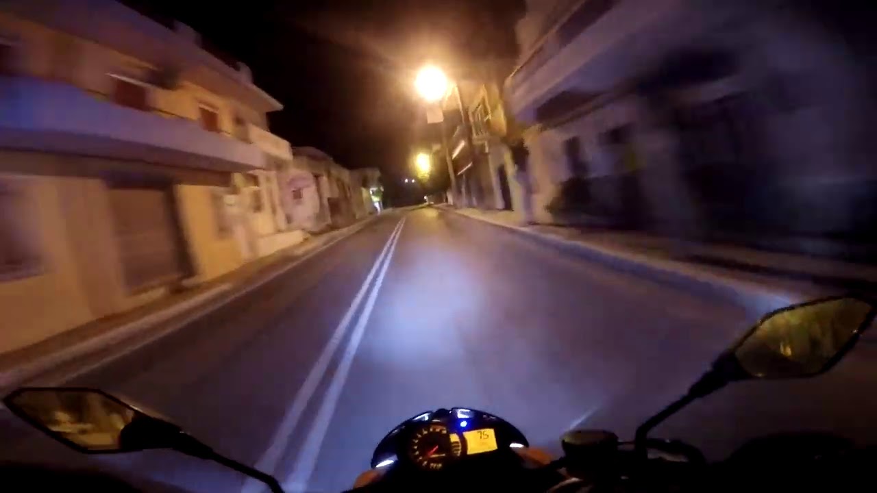 MotoVlog #21 οδήγηση την νύχτα
