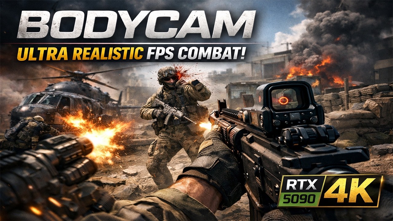BODYCAM &ndash; Next-Gen FPS Combat RTX 5090 4K Action