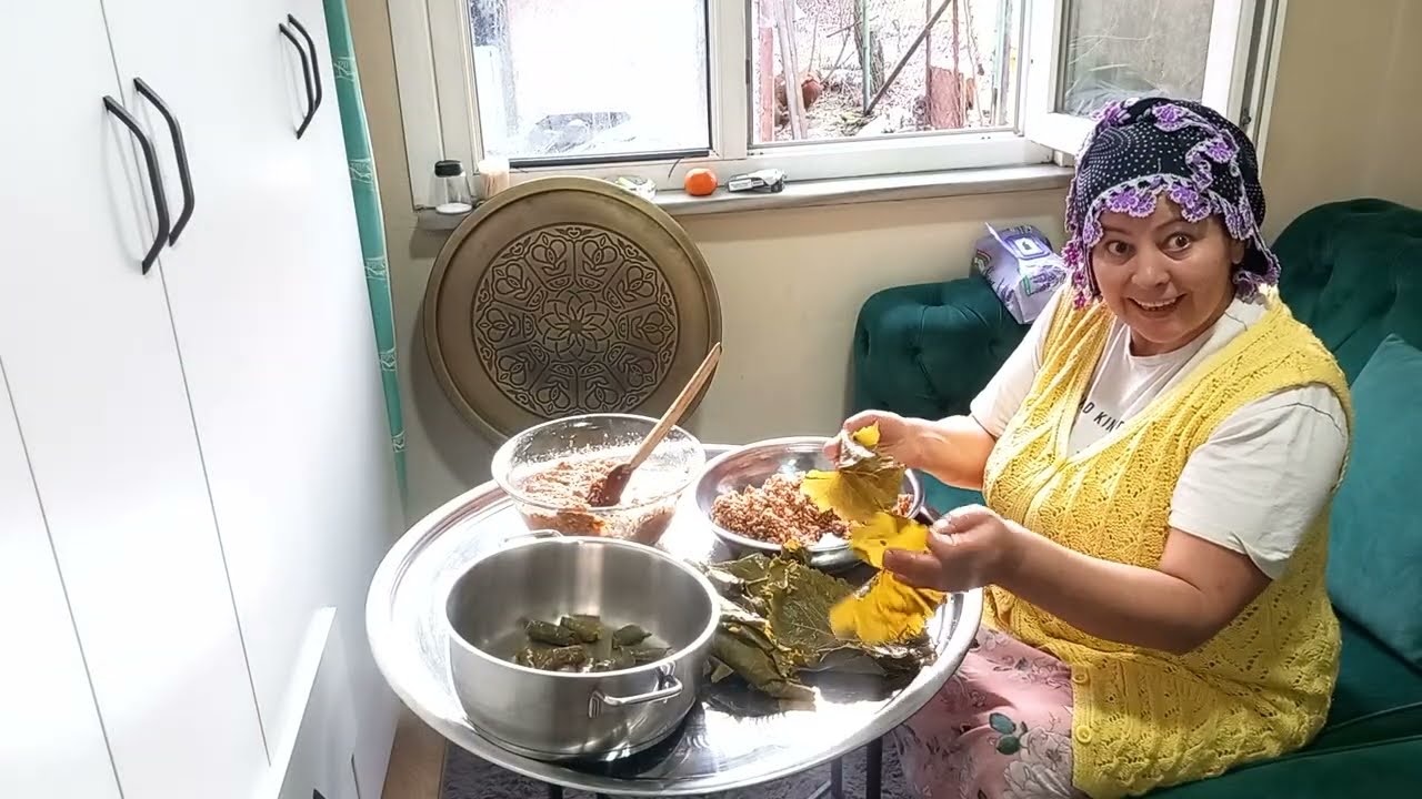 MİSAFİRİMİZE ETLİ YAPRAK SARMASI RAMAZAN AYI İFTAR SOFRASI 11 AYIN SULTANI SAHUR ‼️‼️‼️
